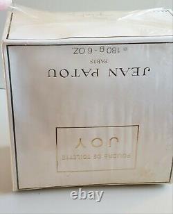 Jean Patou Joy Bath Dusting Powder 180 Grams 6 Oz Cellophane Sealed Box