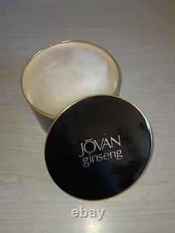 Jovan GINSENG Perfumed Body Powder 5 Oz Chicago ORIG. Vintage SEALED with puff