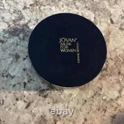 Jovan MUSK for Women Perfumed Dusting Powder Evening Discontinued Rare 5 OZ
