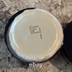 Jovan MUSK for Women Perfumed Dusting Powder Evening Discontinued Rare 5 OZ