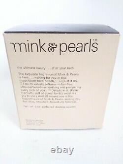 Jovan Mink & Pearls Bath Dusting Perfumed Powder 5 oz Vintage NOS New in Box