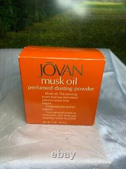 Jovan Musk Oil Perfumed Dusting Powder 5 Oz