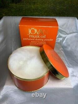Jovan Musk Oil Perfumed Dusting Powder 5 Oz