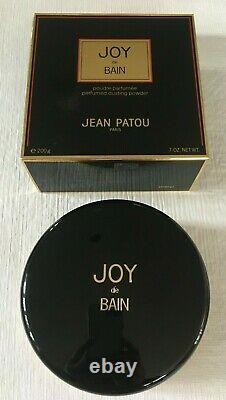 Joy De Bain Jean Patou Paris Dusting Powder Perfumed 7 Oz 200g full vintage New