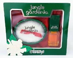 Jungle Gardenia Tuvache Gift Set Spray Concentrate & Perfumed Dusting Powder NOS