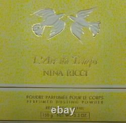 L'Air Du Temps Nina Ricci Perfume Dusting Powder 5.3 oz REFILL Sealed NIB