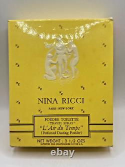 L'air Du Temps By Nina Ricci 100g Perfumed Dusting Powder (new With Box)