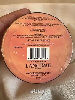 LANCOME Paris Perfumed Body Dusting Powder 3.25 Oz New, Factory Sealed