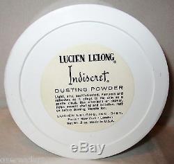 LUCIEN LELONG INDISCRET Perfumed Dusting Powder 5 oz with puff FULL SEALED