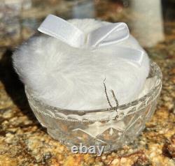 Lady Primrose Tryst Footed Powder Jar With 1 Oz. Shimmer Dusting Silk