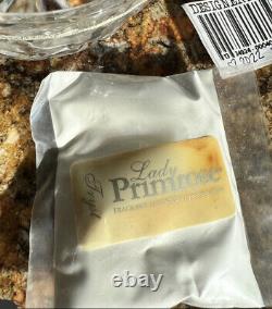 Lady Primrose Tryst Footed Powder Jar With 1 Oz. Shimmer Dusting Silk