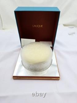 Lalique Cristal Container Collection Perfumed Dusting Powder