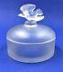 Lalique For Nina Ricci L'air Du Temps Crystal Perfumed Dusting Powder Jar / Dish
