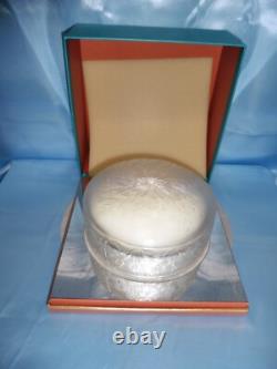 Lalique Perfumed Dusting Powder 5 oz Cristal Container Collection Paris France