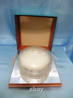 Lalique Perfumed Dusting Powder 5 oz Cristal Container Collection Paris France