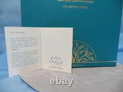 Lalique Perfumed Dusting Powder 5 oz Cristal Container Collection Paris France