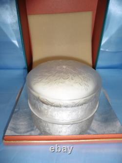 Lalique Perfumed Dusting Powder 5 oz Cristal Container Collection Paris France