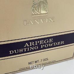 Lanvin Eau Arpege 4 oz Dusting Powder Rare Dummy Store Display Fragrance France