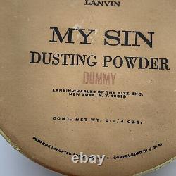 Lanvin Eau Arpege 4 oz Dusting Powder Rare Dummy Store Display Fragrance France