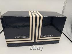 Lanvin Eu ARPEGE Atomiseur Perfume 1 oz + Shaker Dusting Body Powder 2.75 oz Box