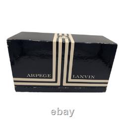 Lanvin Eu ARPEGE Atomiseur Perfume 1 oz + Shaker Dusting Body Powder 2.75 oz Box