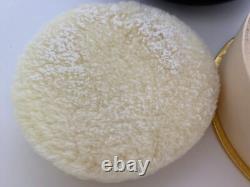 Lanvin My Sin Dusting Powder Black Round Container 9 oz Puff Parfums Vintage