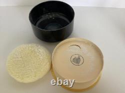 Lanvin My Sin Dusting Powder Black Round Container 9 oz Puff Parfums Vintage