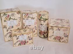 Laura Ashley #1 Perfumed Body Lotion, Body Creme, Dry Oil, Dusting Powder & Soap