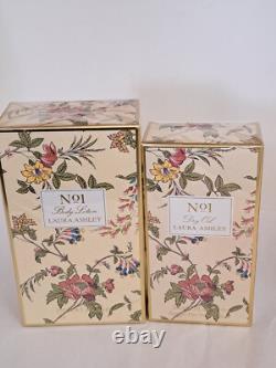 Laura Ashley #1 Perfumed Body Lotion, Body Creme, Dry Oil, Dusting Powder & Soap