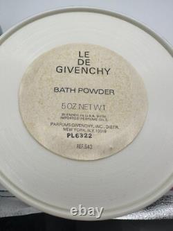 Le de Givenchy Perfumed Dusting Bath Powder 5 Oz