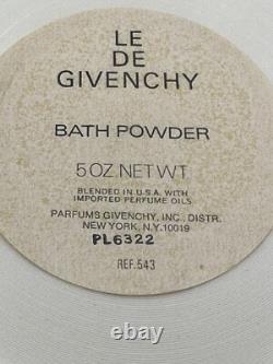 Le de Givenchy Perfumed Dusting Bath Powder 5 Oz