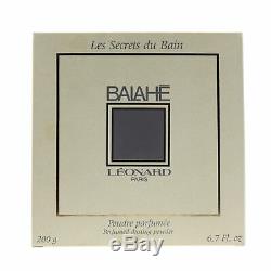 Leonard'Balahe' Perfumed Dusting Powder 6.7oz/200g New In Box