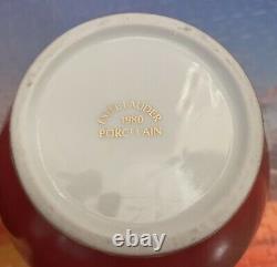 Lot Of 6 Cinnabar Estée Lauder -3 Vases Dusting powder Soap Perfume Container