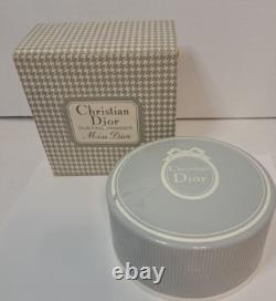 MISS DIOR Dusting Powder 8 oz withOriginal Vintage Box- Christian Dior -FULL