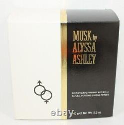 MUSK by Alyssa Ashley Natural Perfumed dusting powder 5 oz Hard To Find