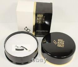 MUSK by Alyssa Ashley Natural Perfumed dusting powder 5 oz Hard To Find