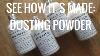 Making Body Dusting Powder