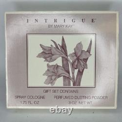 Mary Kay INTRIGUE Cologne Spray Gift Set 1.75oz Fragrance and 3oz Dusting Powder