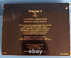 Maxim's De Paris Perfumed Dusting Powder Net Wt. 5 Oz. New Sealed With Box J/L