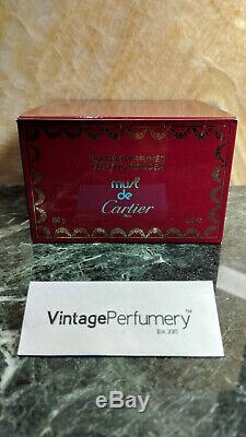 Must de Cartier Perfumed Dusting Body Powder 5.2oz 150g Vintage Very Rare