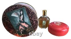 NEW Barcelona Vintage Myrurgia Maja Perfume Powder Box witho Puff + Soap + Perfume