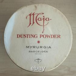 NEW Barcelona Vintage Myrurgia Maja Perfume Powder Box witho Puff + Soap + Perfume