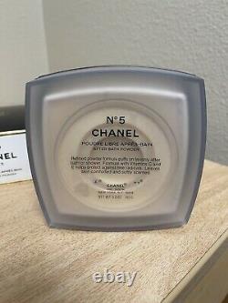 NEW Chanel No 5 Perfume After Bath Body Dusting Powder 5 oz Box Authentic France