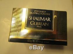 NEW GUERLAIN SHALIMAR PERFUMED DUSTING POWDER 4.4ozSEALED CONTAINER DISCONTINUED