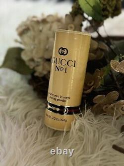 NEW SEALED Vintage GUCCI No 1 Dusting Powder 3.3 oz/94g poudre pour le corps