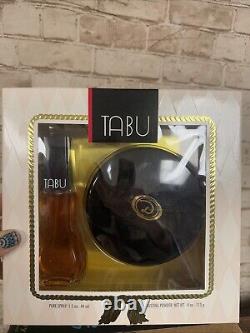 NEW Vintage Dana Tabu 1.5 Oz PERFUME And 4oz Dusting Powder