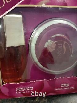 NEW Vintage ENJOLI Revlon PERFUME Gift Set COLOGNE Spray DUSTING POWDER Original