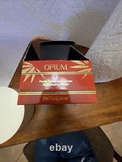NEW YSL Opium Perfumed Bath Powder 6oz Dusting Body Vintage Yves Saint Laurent