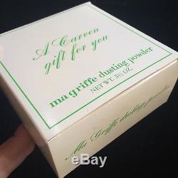 NIB CARVEN Vintage Ma Griffe Dusting Powder+Puff 3 1/2 oz. Sealed in Box RARE