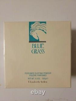 NIB Elizabeth Arden Blue Grass Perfumed Dusting Powder 5.3 oz Sealed Box
